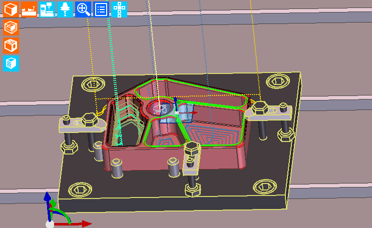 EDGECAM feature finding tools